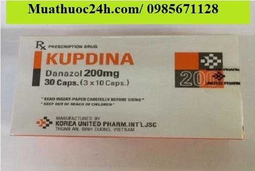 Thuốc Kupdina 200mg Danazol giá bao nhiêu mua ở đâu