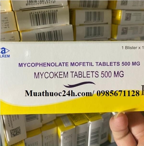 Thuốc Mycokem 500mg Mycophenolate Mofetil giá bao nhiêu mua ở đâu