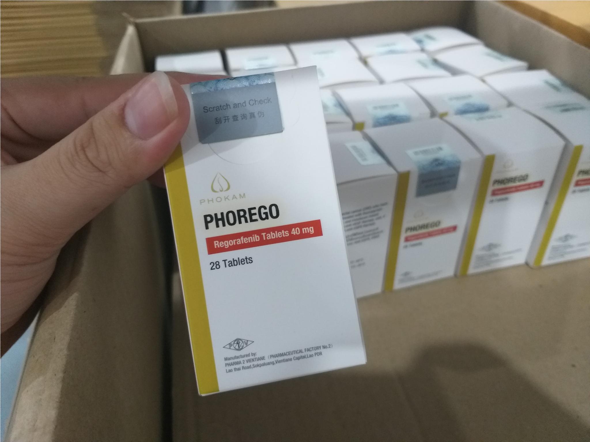 ​Thuốc Phorego Regorafenib 40mg giá bao nhiêu mua ở đâu?