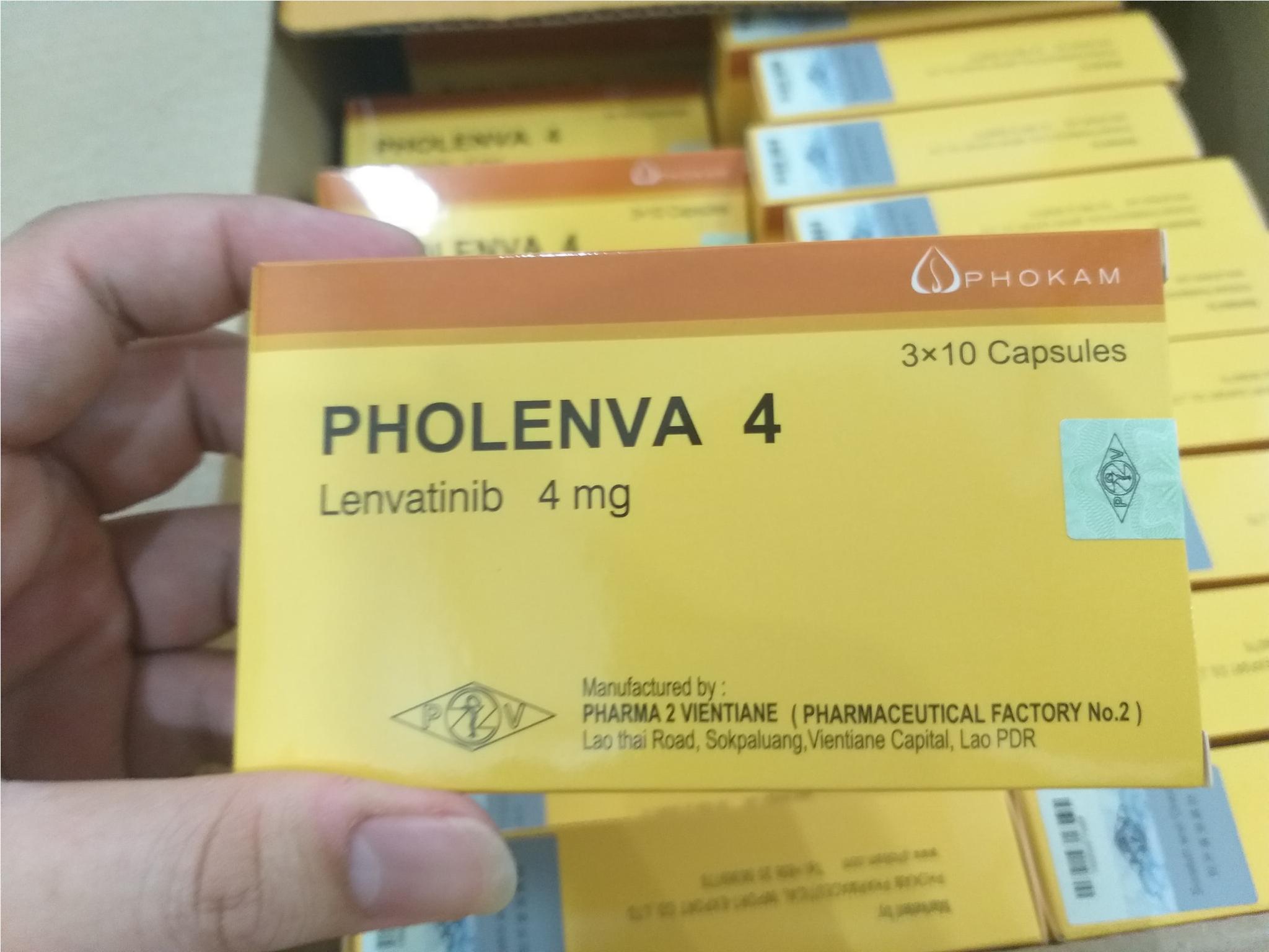 Thuốc Pholenva Lenvatinib 4mg 10mg giá bao nhiêu mua ở đâu?