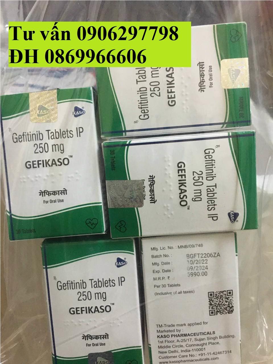 Thuốc Gefikaso Geftinib 250mg giá bao nhiêu mua ở đâu?