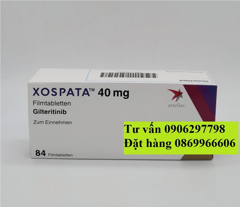 Thuốc Xospata 40mg Gilteritinib giá bao nhiêu mua ở đâu?