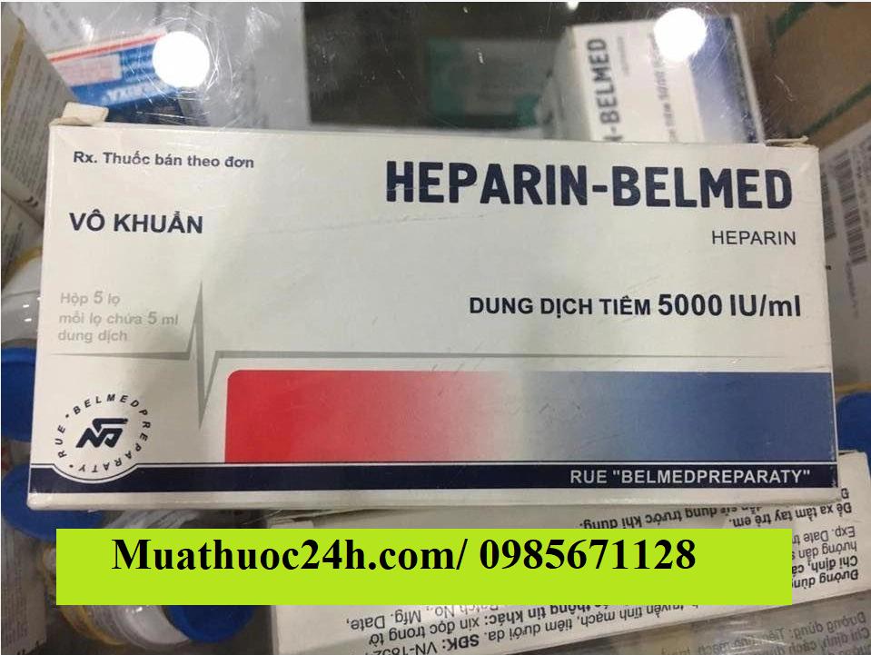 Thuốc Heparin-Belmed 5000IU/ml giá bao nhiêu mua ở đâu