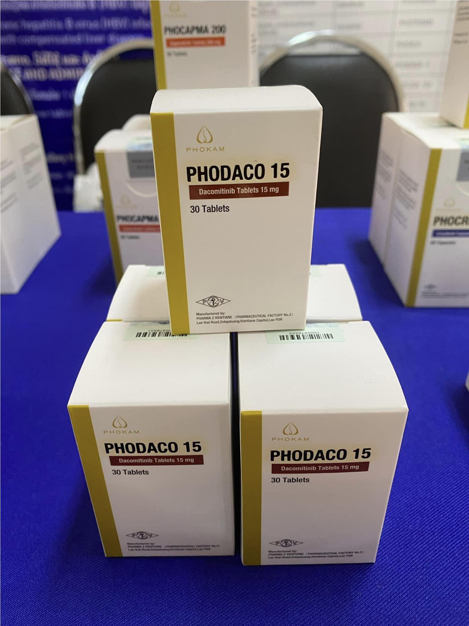 Thuốc Phodaco Dacomitinib 15mg giá bao nhiêu mua ở đâu?