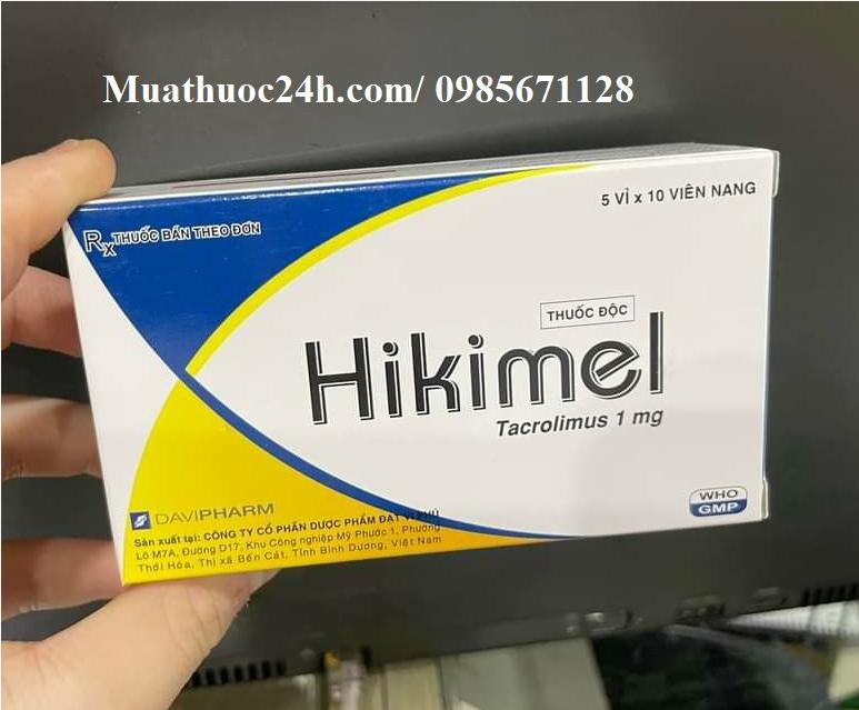 Thuốc Hikimel Tacrolimus giá bao nhiêu mua ở đâu