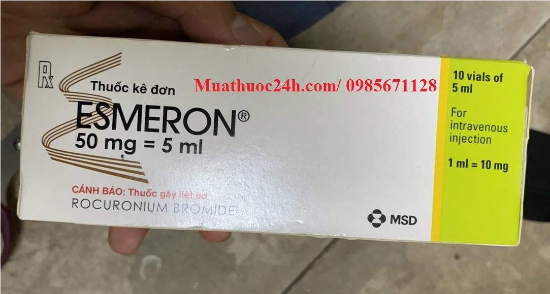 Thuốc Esmeron 50mg Rocuronium bromide giá bao nhiêu mua ở đâu