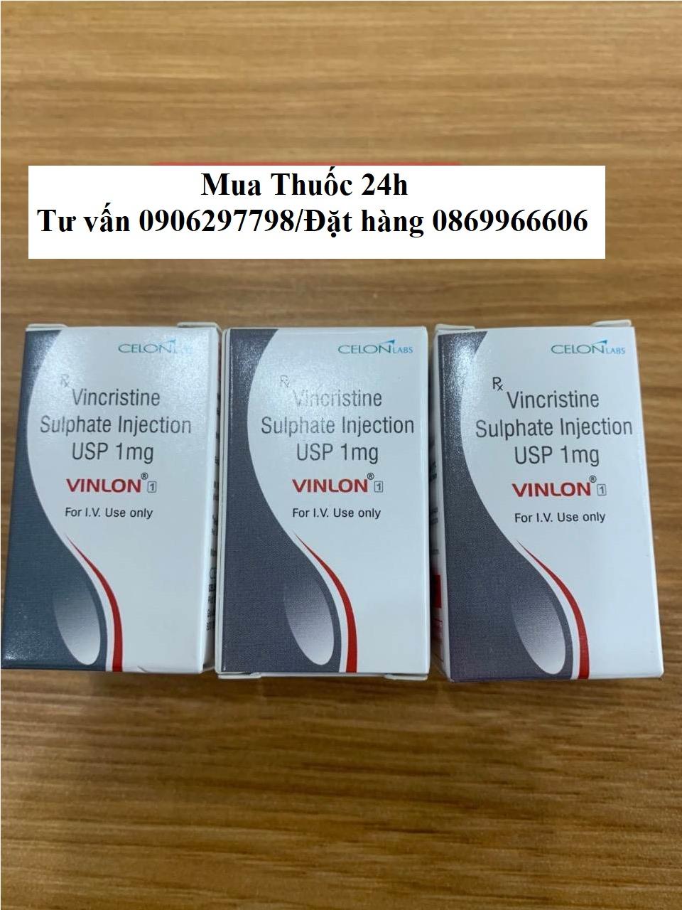 Thuốc Vinlon Vincristine 1mg giá bao nhiêu mua ở đâu?