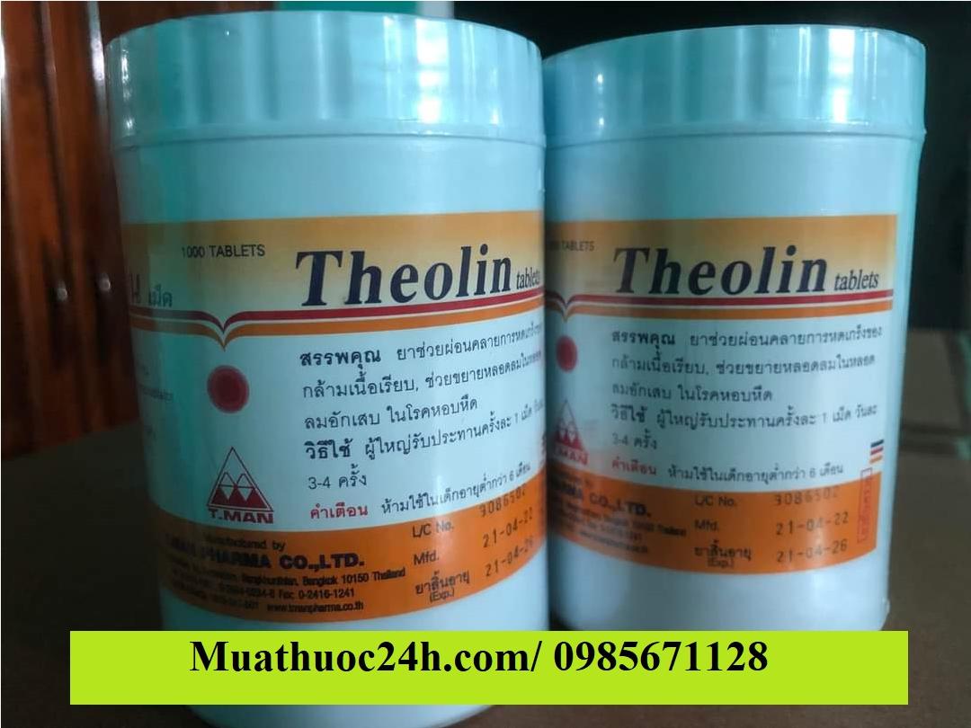 Thuốc Theolin 200mg Theophylin giá bao nhiêu mua ở đâu