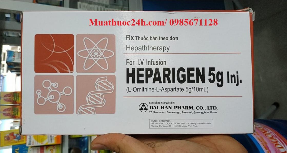 Thuốc Heparigen Inj. 5g giá bao nhiêu mua ở đâu?