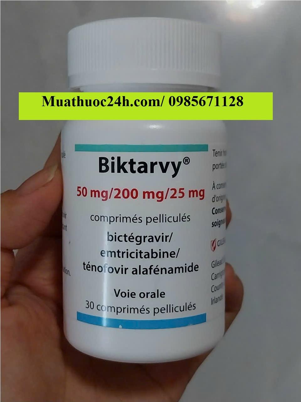 Thuốc Biktarvy 50mg/200mg/25mg giá bao nhiêu mua ở đâu