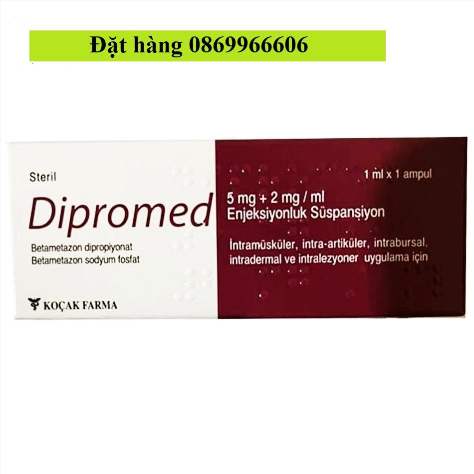Thuốc Dipromed 1ml (Betamethason) giá bao nhiêu mua ở đâu?