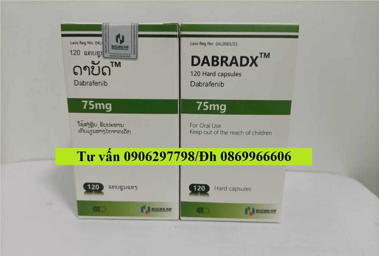 Thuốc Dabradx Dabrafenib giá bao nhiêu mua ở đâu?