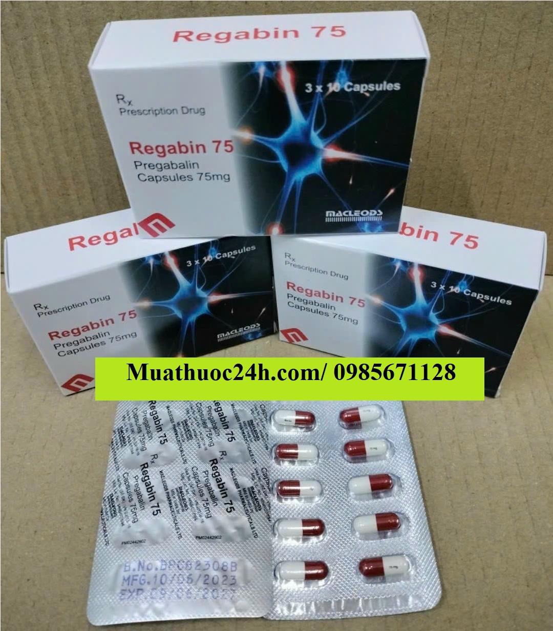 Thuốc Regabin 75 Pregabalin giá bao nhiêu mua ở đâu