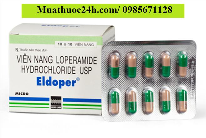 Thuốc Eldoper Loperamide 2mg giá bao nhiêu mua ở đâu