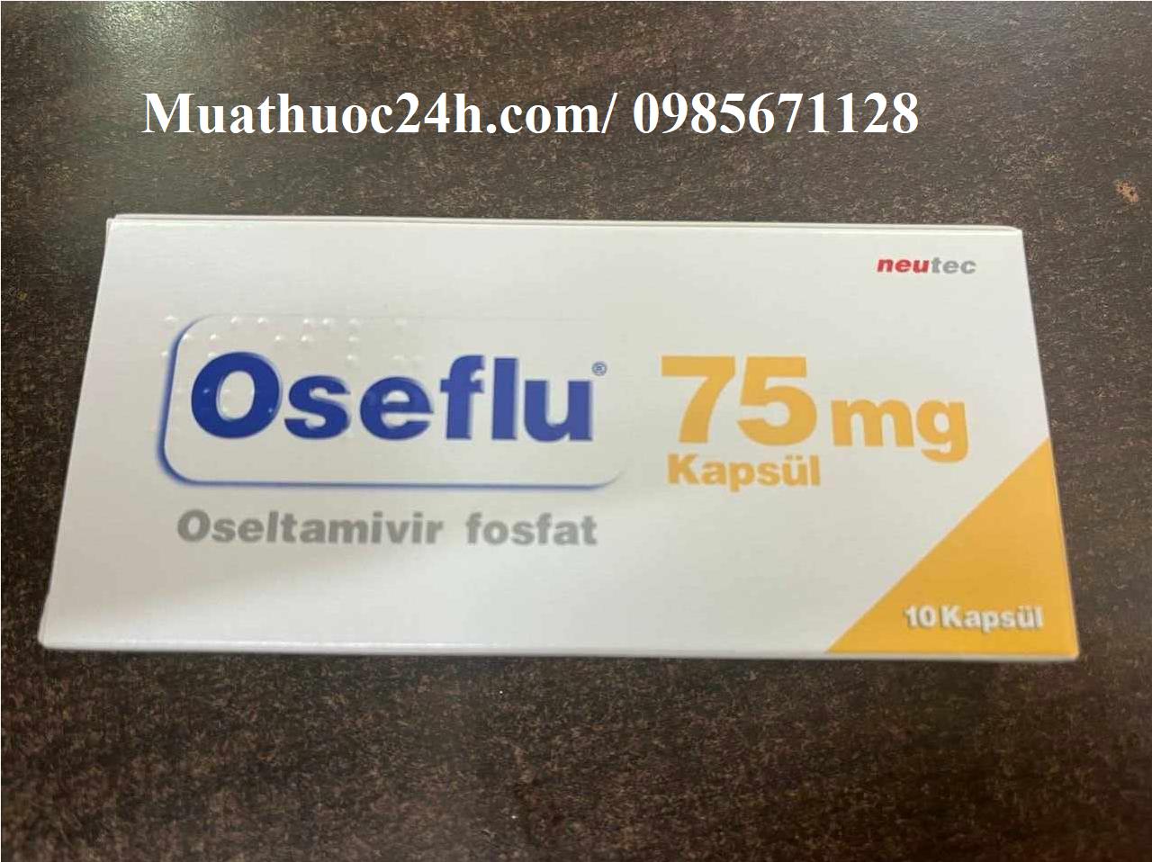 Thuốc Oseflu 75mg Oseltamivir phosphate giá bao nhiêu mua ở đâu