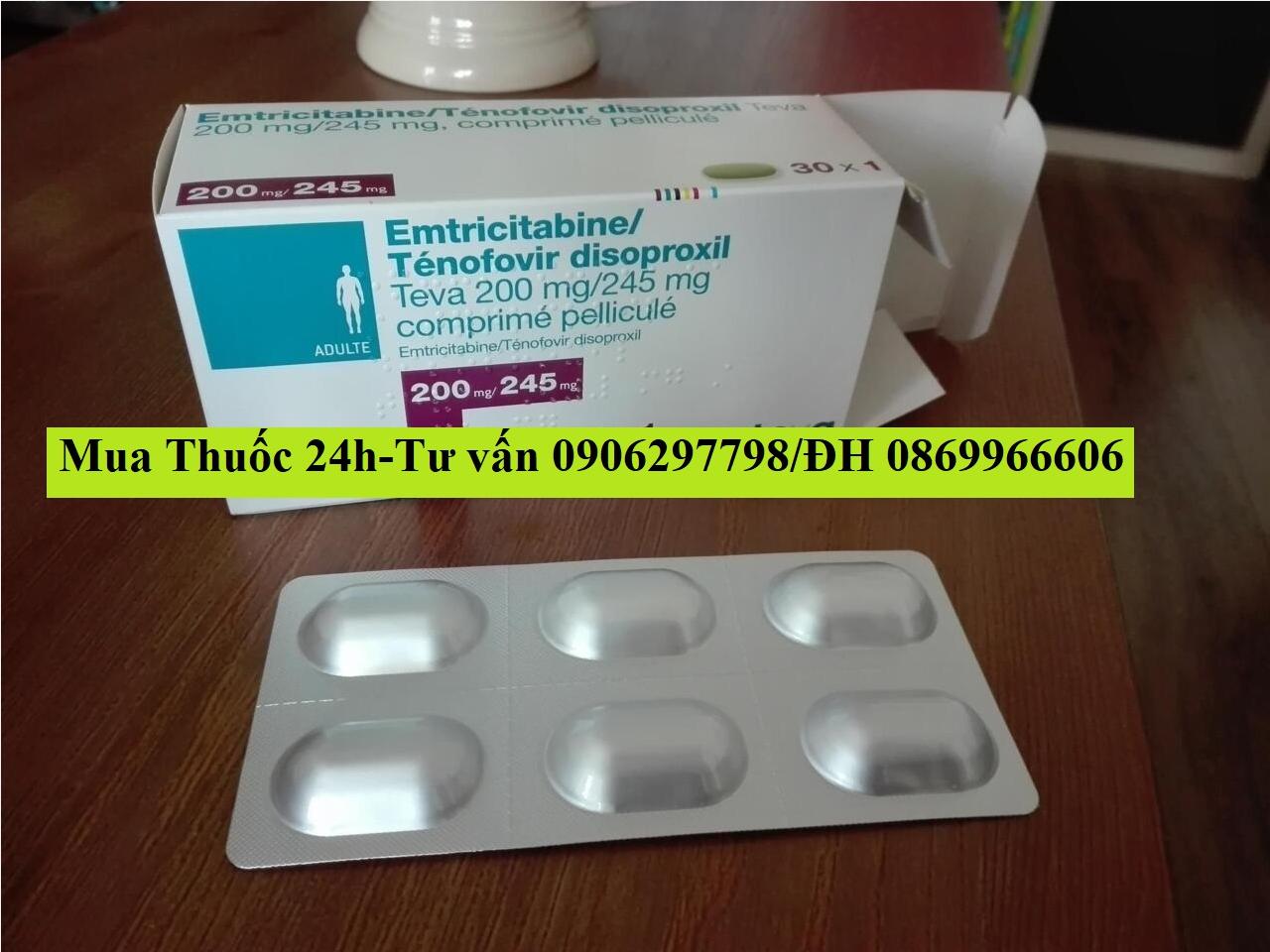 Thuốc Emtricitabine/Tenofovir disoproxil Teva 200 mg/245 mg giá bao nhiêu mua ở đâu?
