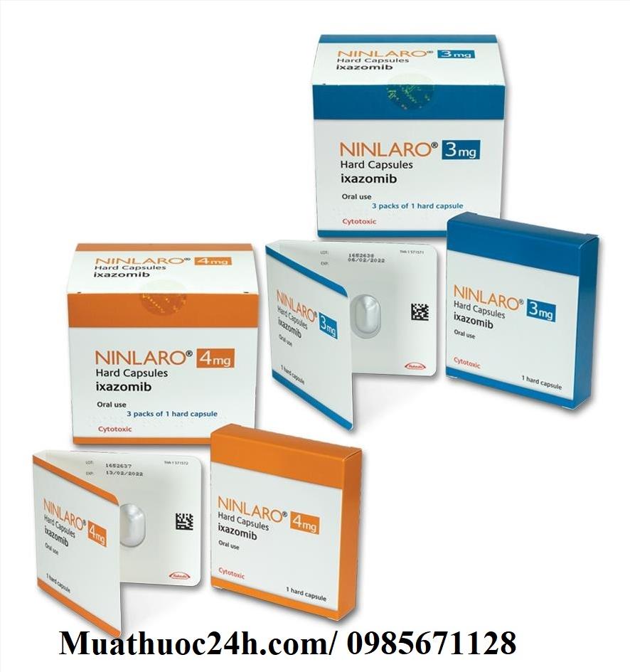 Thuốc Ninlaro 4mg, 3mg, 2.3mg Ixazomib giá bao nhiêu mua ở đâu?