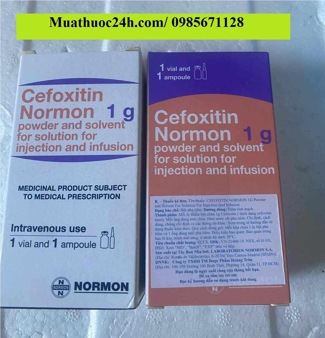 Thuốc Cefoxitin Normon 1g giá bao nhiêu mua ở đâu?