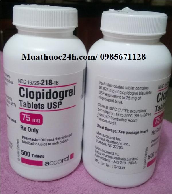 Thuốc Clopidogrel 75mg giá bao nhiêu mua ở đâu?