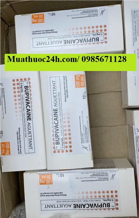 Thuốc Bupivacaine Aguettant 100mg/20ml giá bao nhiêu mua ở đâu?