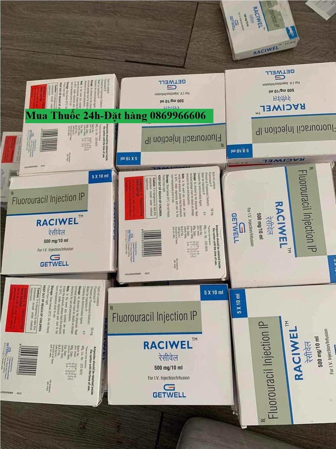 Thuốc Raciwel Fluorouracil giá bao nhiêu mua ở đâu?