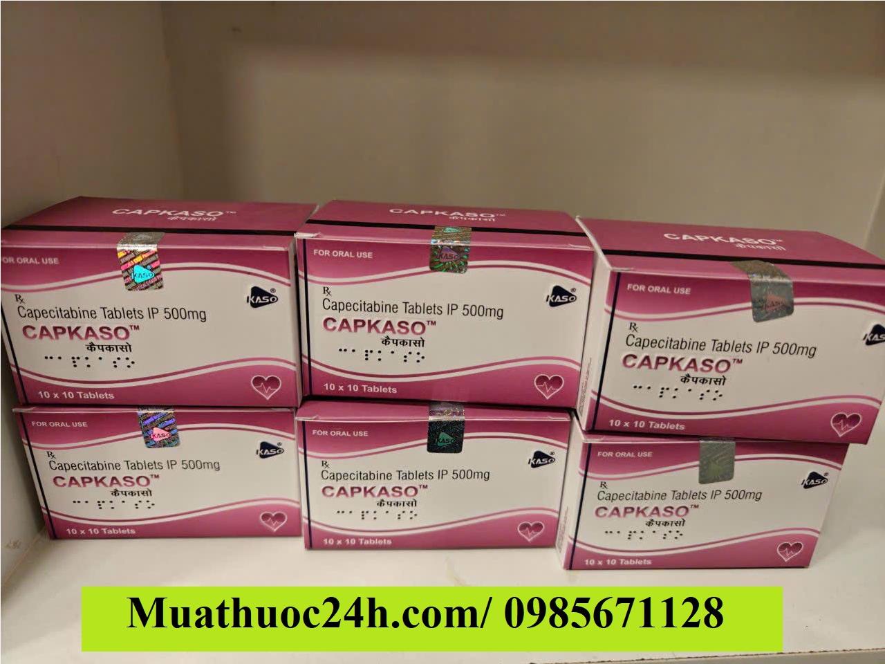 Thuốc Capkaso Capecitabine 500mg giá bao nhiêu mua ở đâu