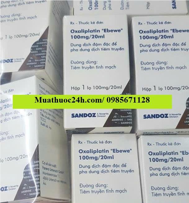 Thuốc Oxaliplatin "Ebewe" 100mg/20ml giá bao nhiêu mua ở đâu?