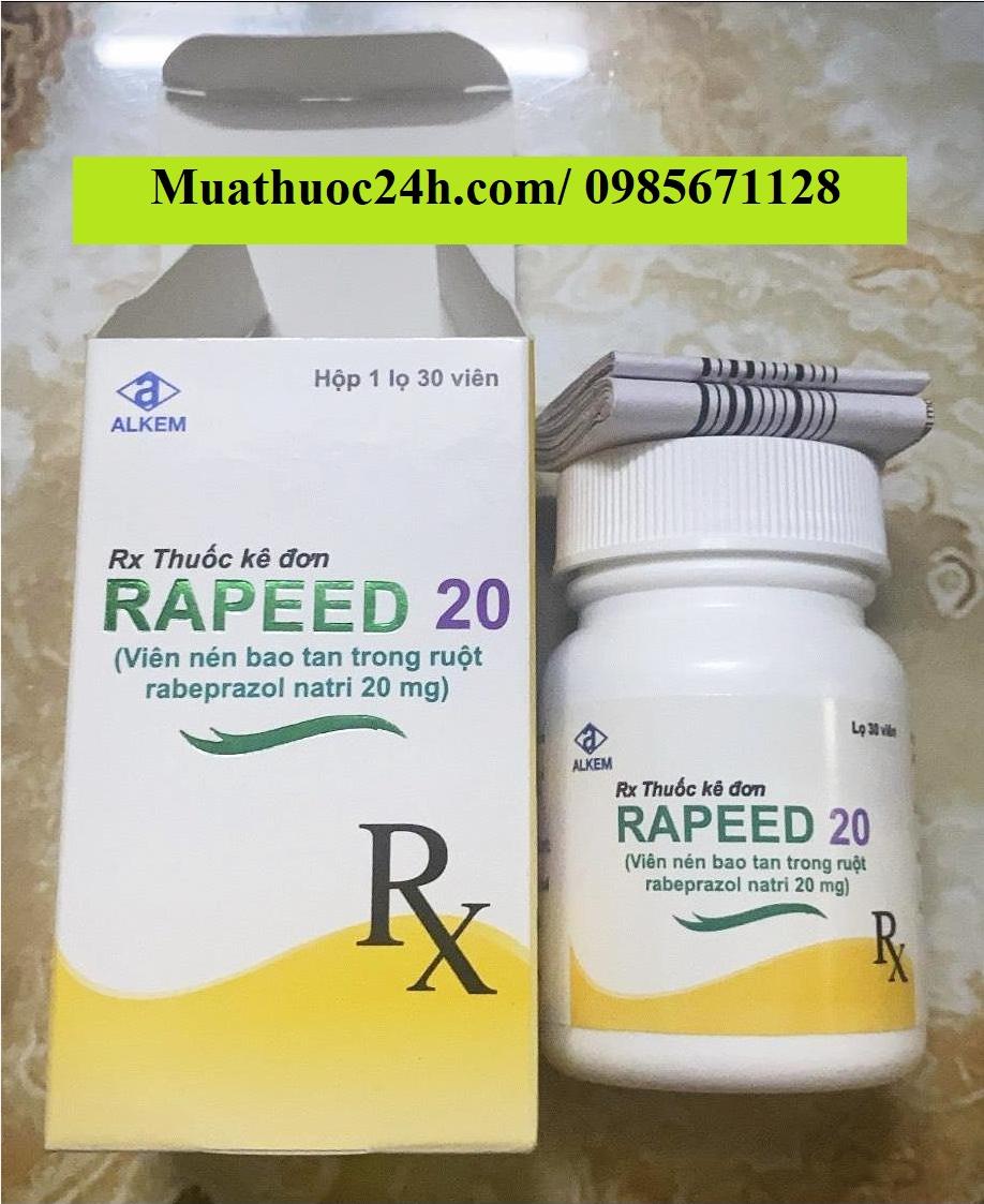 Thuốc Rapeed 20 Rabeprazole giá bao nhiêu mua ở đâu