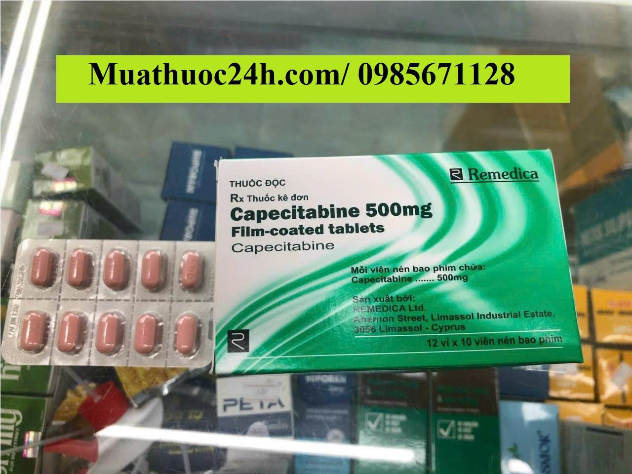 Thuốc Capecitabine 500mg Remedica giá bao nhiêu mua ở đâu?