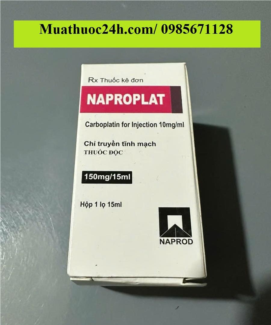 Thuốc Naproplat 150mg/15ml Carboplatin giá bao nhiêu mua ở đâu?