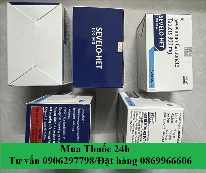 Thuốc Sevolo-Het 800mg (Sevelamer 800mg) giá bao nhiêu mua ở đâu?