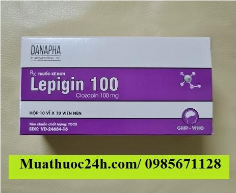 Thuốc Lepigin 100 Clozapin giá bao nhiêu mua ở đâu