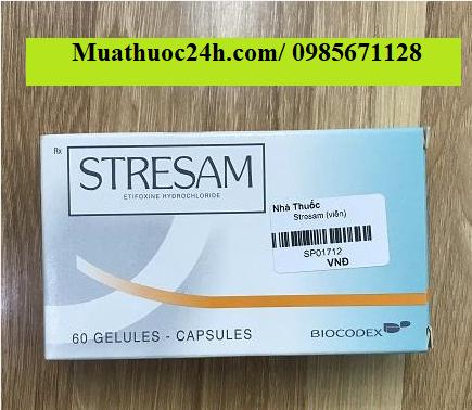 Thuốc Stresam Etifoxine Hydrochloride 50mg giá bao nhiêu mua ở đâu?