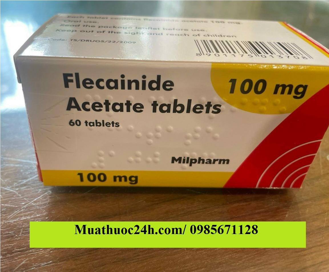 Thuốc Flecainide 100mg Milpharm giá bao nhiêu mua ở đâu?