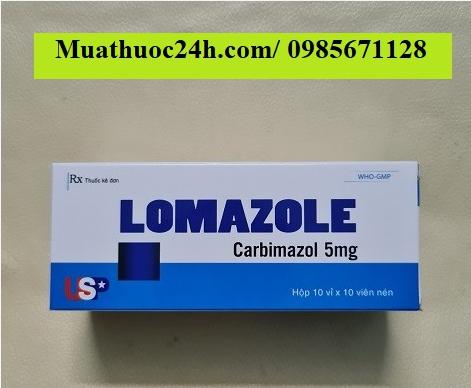 Thuốc Lomazole Carbimazol 5mg giá bao nhiêu mua ở đâu?