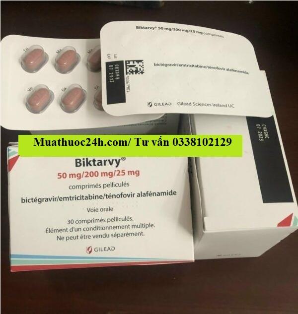 Thuốc Biktarvy 50mg/200mg/25mg giá bao nhiêu mua ở đâu