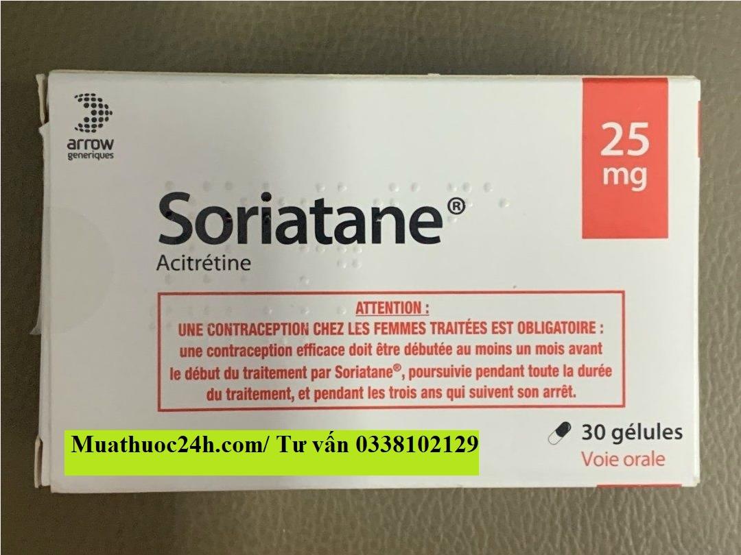 Thuốc Soriatane 25 mg Acitretin giá bao nhiêu mua ở đâu