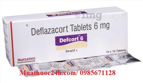 Thuốc Decort Deflazacort 6mg giá bao nhiêu mua ở đâu?