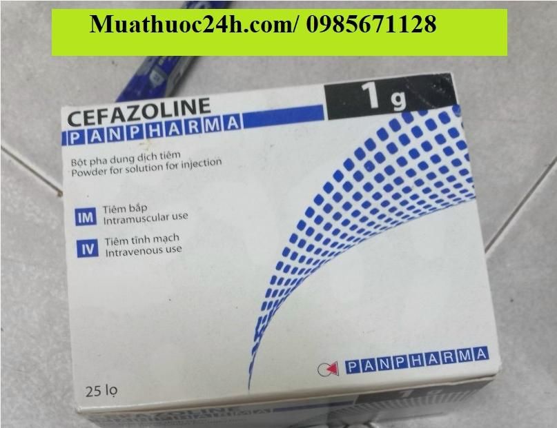 Thuốc Cefazoline Panpharma 1g giá bao nhiêu mua ở đâu?