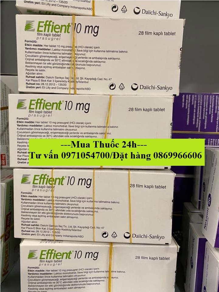 Thuốc Effient (Prasugrel) giá bao nhiêu mua ở đâu?