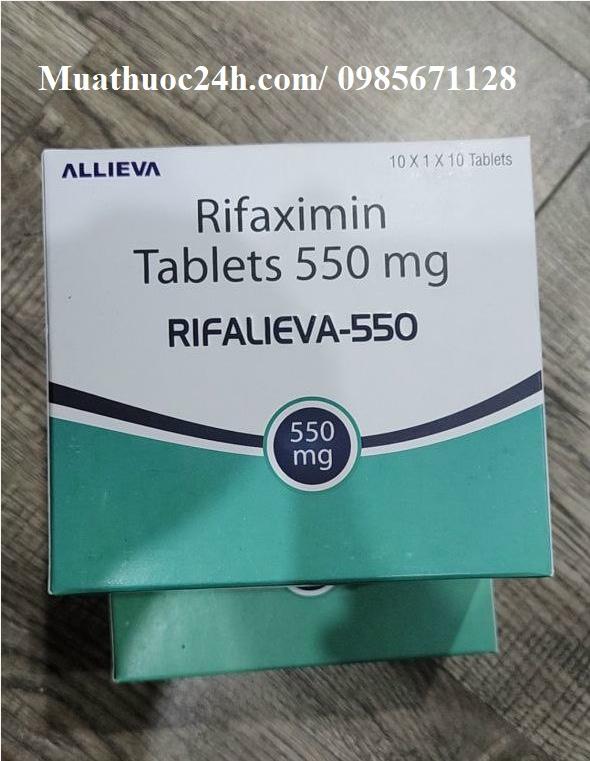Thuốc Rifalieva 550 Rifaximin giá bao nhiêu mua ở đâu?