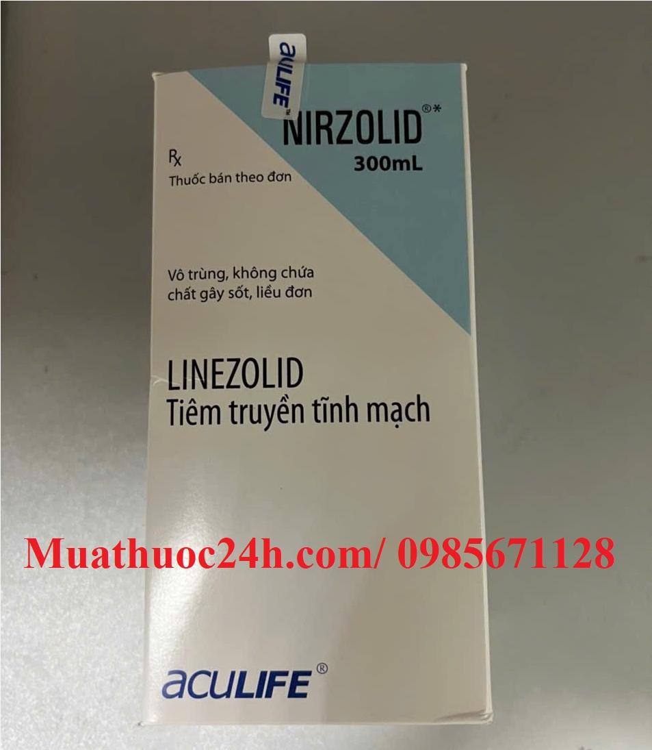 Thuốc Nirzolid Linezolid 600mg/300ml giá bao nhiêu mua ở đâu