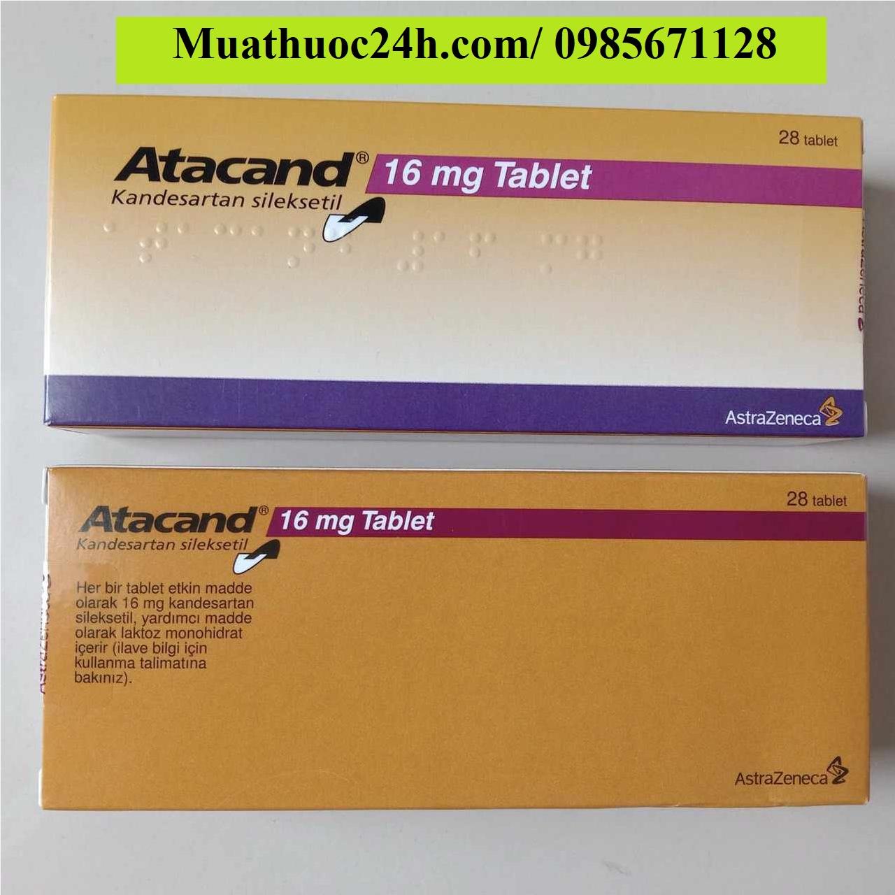 Thuốc Atacand 16mg Candesartan Cilexetil giá bao nhiêu mua ở đâu?